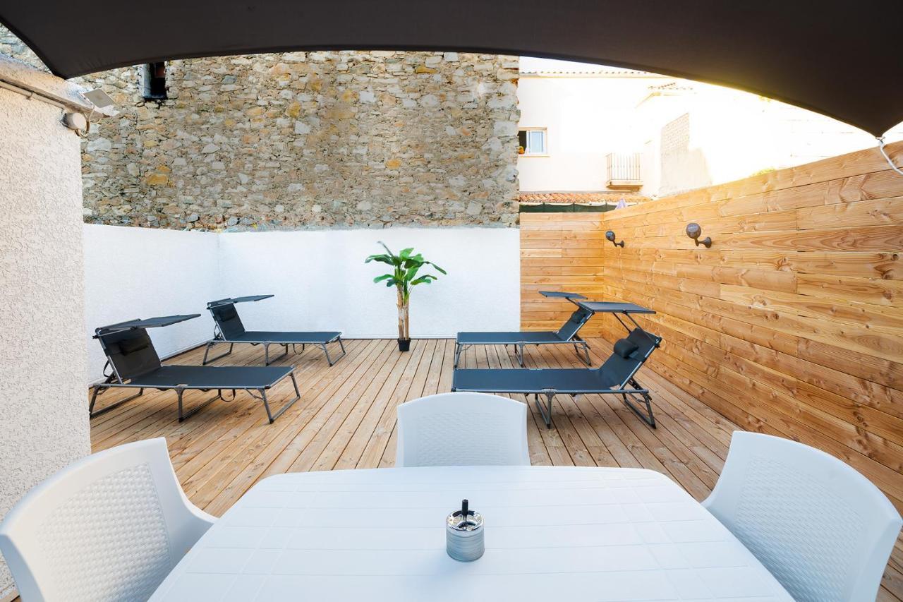 Superbe Appartement A 2 Pas Des Halles, Climatise, Terrasse, Garage Narbonne Luaran gambar