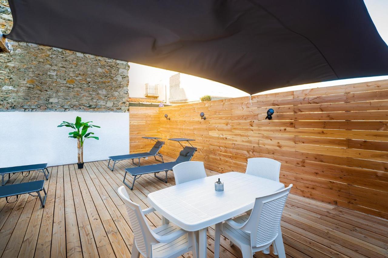 Superbe Appartement A 2 Pas Des Halles, Climatise, Terrasse, Garage Narbonne Luaran gambar